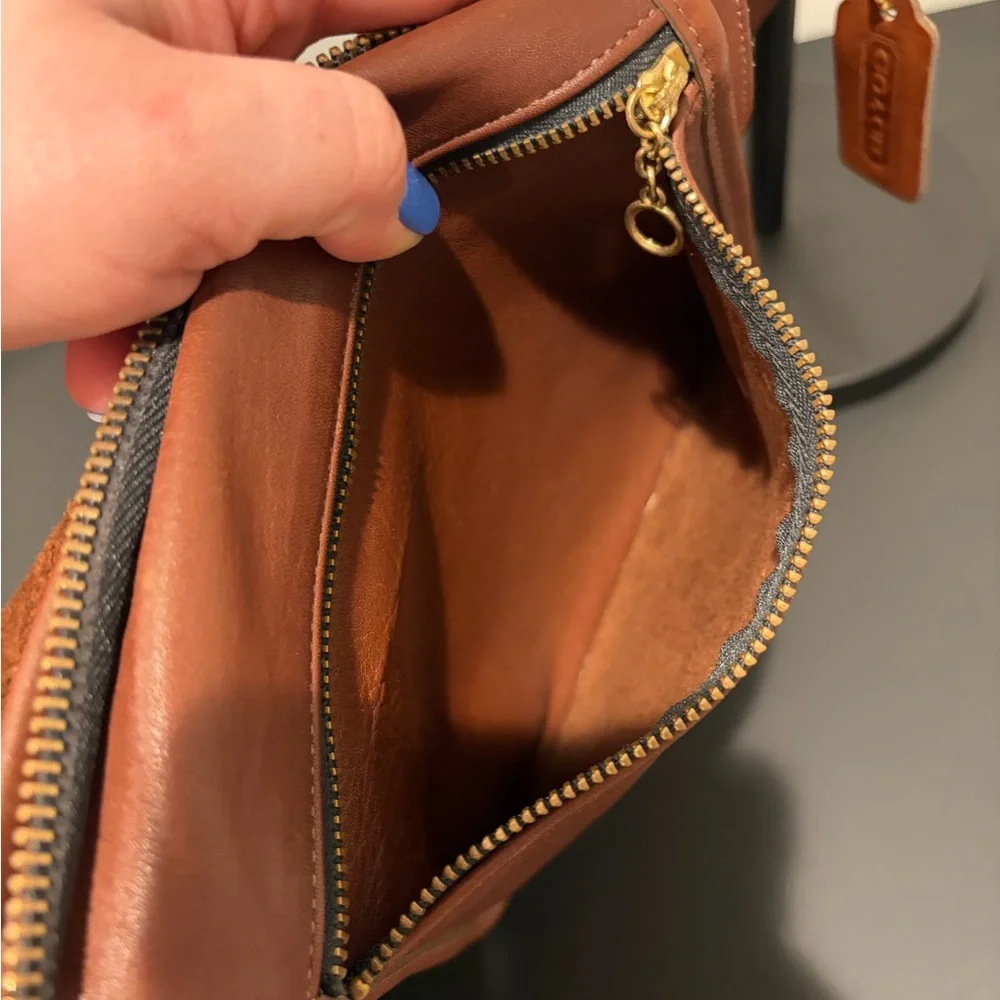 Vintage Coach Whitney Brown Leather Satchel